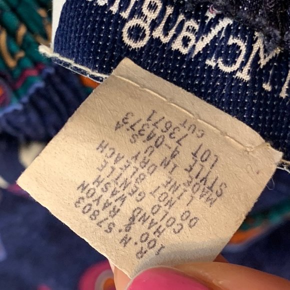 Vintage Norton McNaughton Floral Maxi Skirt Lightweight 100% Rayon Size 16 - Picture 5 of 15